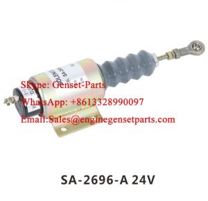 SA-2696-A Válvula solenóide de parada de combustível do motor 24V